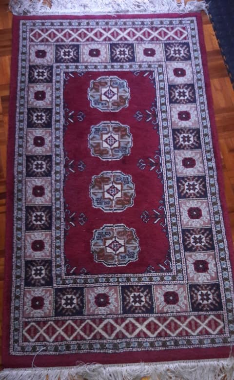 Handwoven Bokhara rug made in South Africa