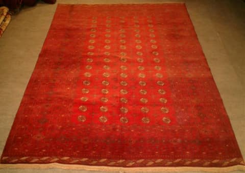 Afghan 'Bokhara' Carpet with Small Güls
