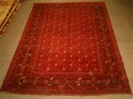 Afghan Turkmen Rug with Repeating Güls