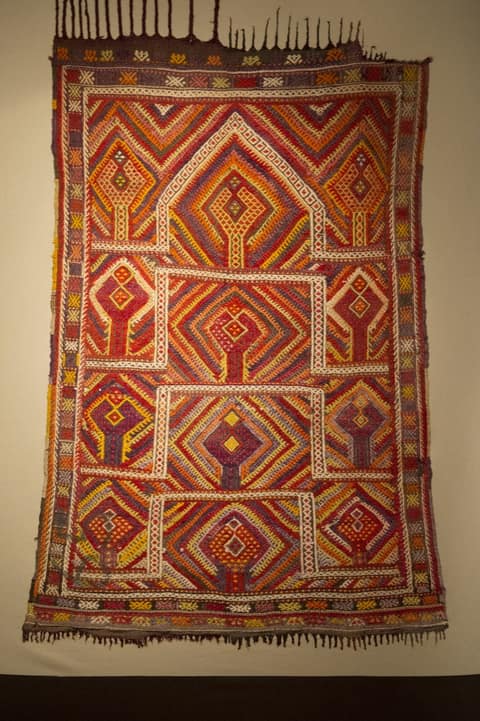 Ankara Displays in Ankara Vakıf Eserleri Müzesi Kilim from Sivrihisar in 2012 47