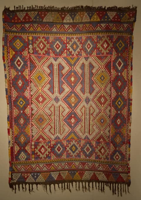 Ankara Displays in Ankara Vakıf Eserleri Müzesi Kilim from Muğla in 2012 46