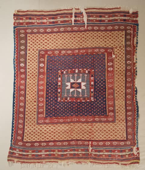 Ankara Displays in Ankara Vakıf Eserleri Müzesi Kilim from Fethiye in 2014 11