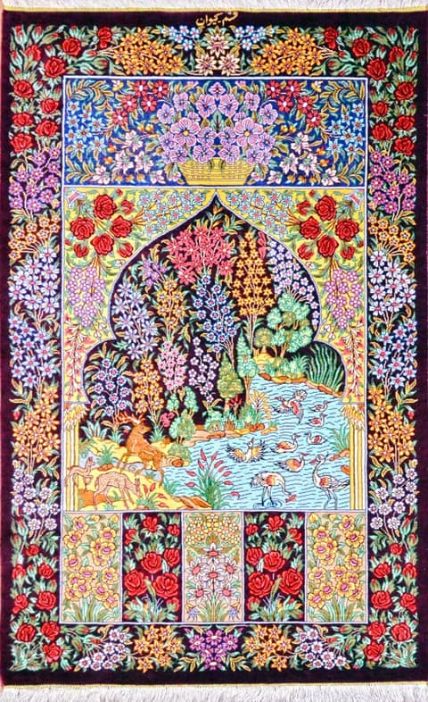 Qum Silk Persian Rug Life