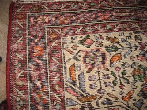 WARP AND WEFT HAMADAN RUG (The Other Side)