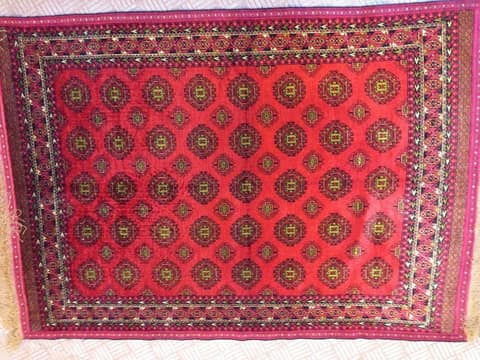 persian nomad silk double sider carpet