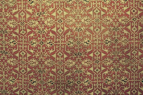 Istanbul Turkish and Islamic Museum Uşak carpet Lotto type 702 16th century in 2006 09 0900